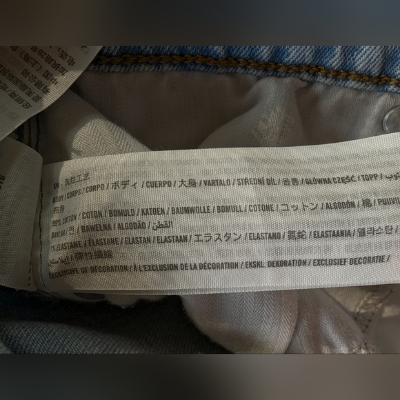 Abercrombie & Fitch 90s Ultra High Rise Straight Leg Jean Women's 16 Short - Picture 13 of 14